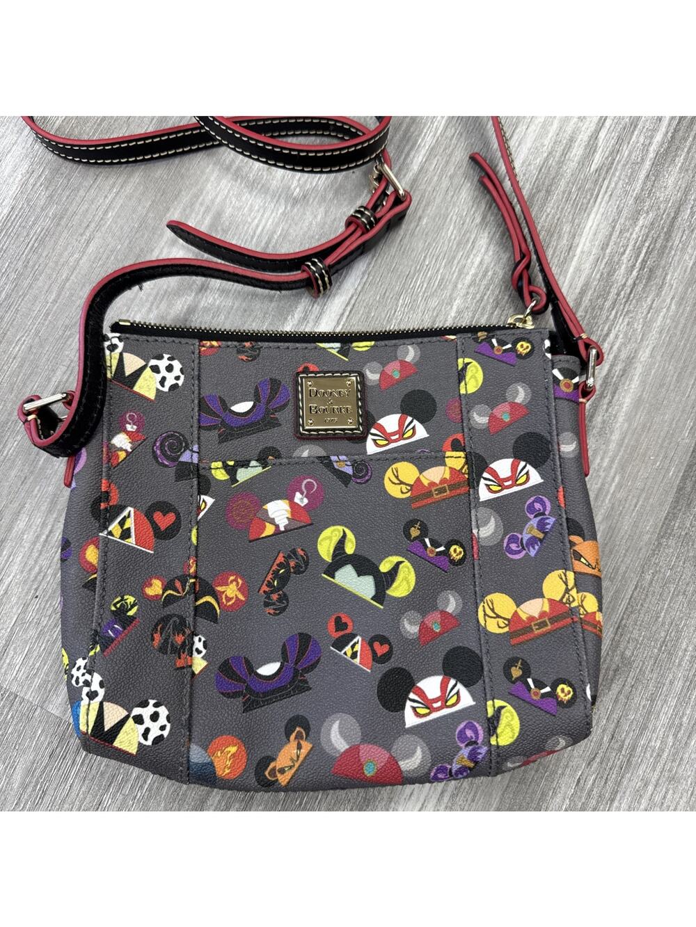 Disney Parks x Dooney & Bourke villains Mickey Mouse ear hat crossbody NWOT